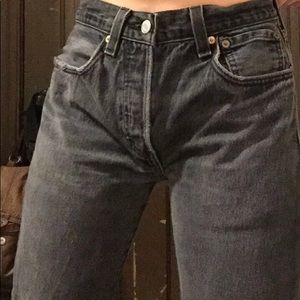 Vintage faded black/grey 501’s!